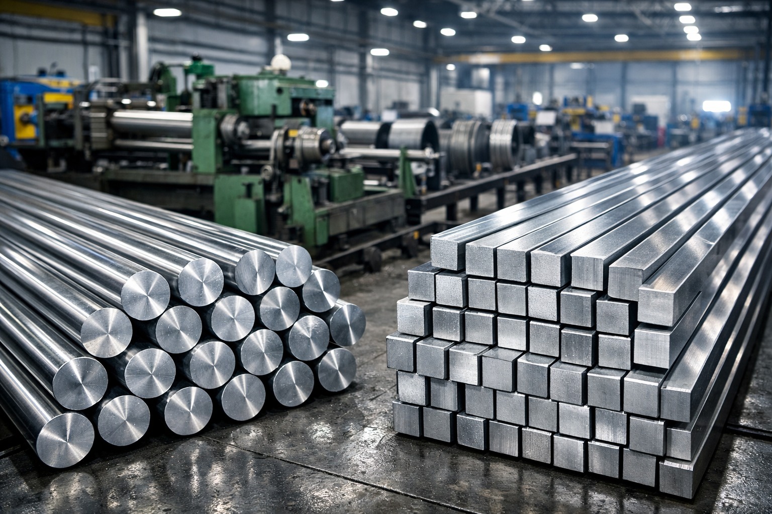 Round & Square Bright Bar Manufacturers in India | Hindustan Industrial Steels