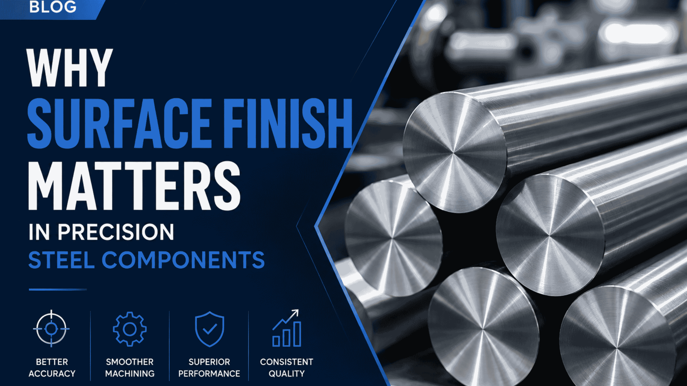 Surface Finish Precision Steel Components